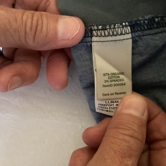 L.L. Bean Favorite Fit Women’s Gray Straight Leg Cropped Trousers. Size 4 - Picture 5 of 5